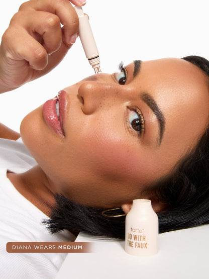 go with the faux freckle stamp