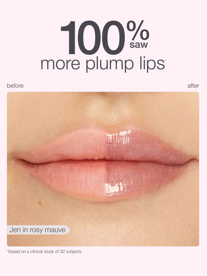 tarte™ x Dunkin' maracuja juicy shimmer glass lip plump + free charm