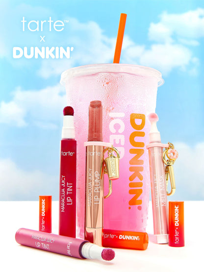 tarte™ x Dunkin' maracuja juicy shimmer glass lip plump + free charm